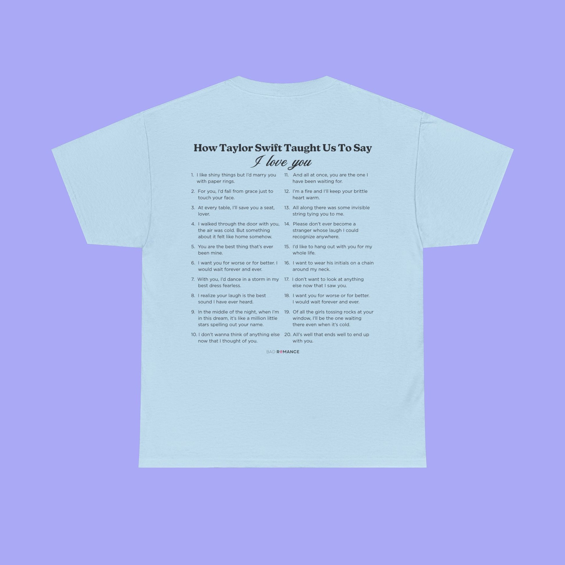 How Taylor Taught Us To Say I Love You