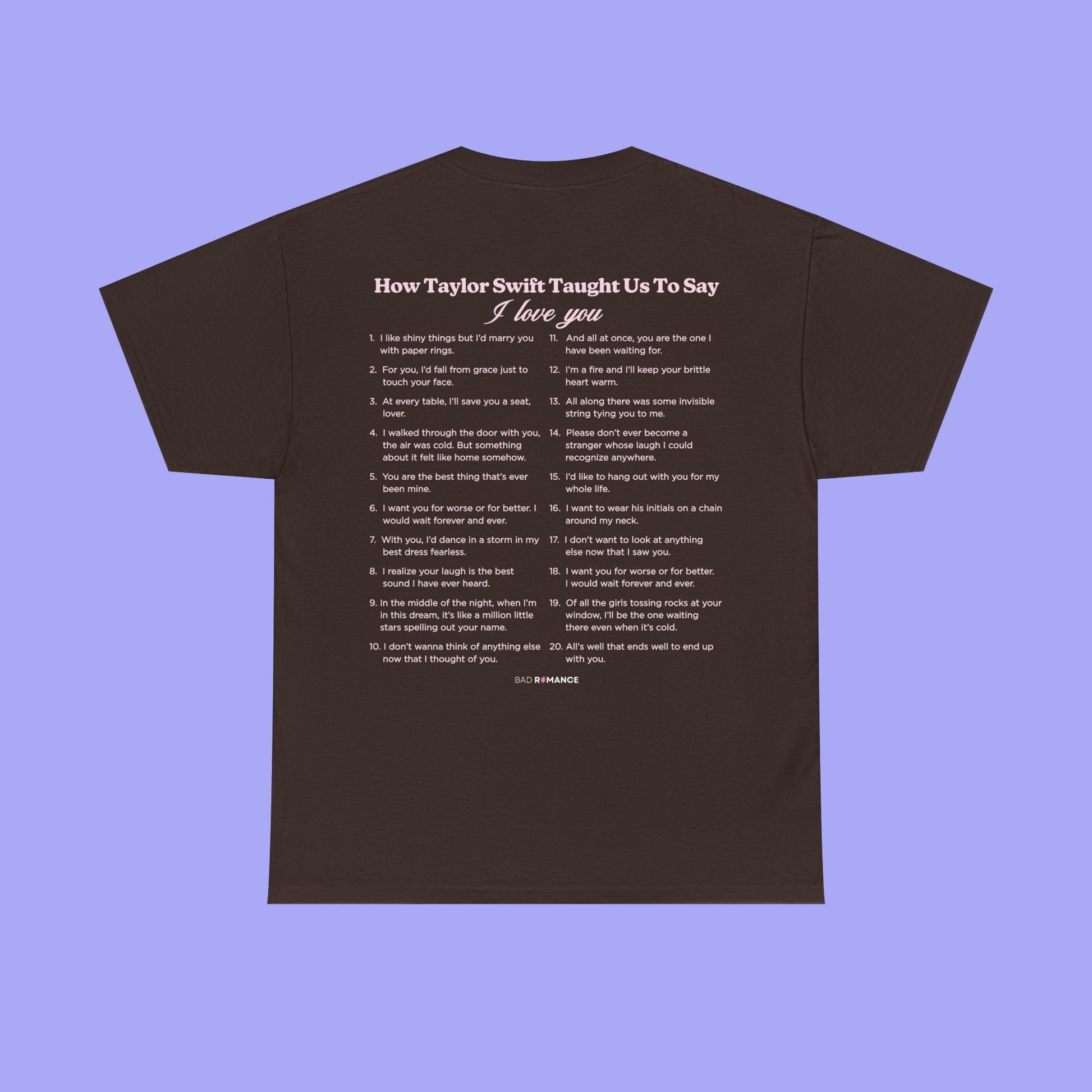 How Taylor Taught Us To Say I Love You