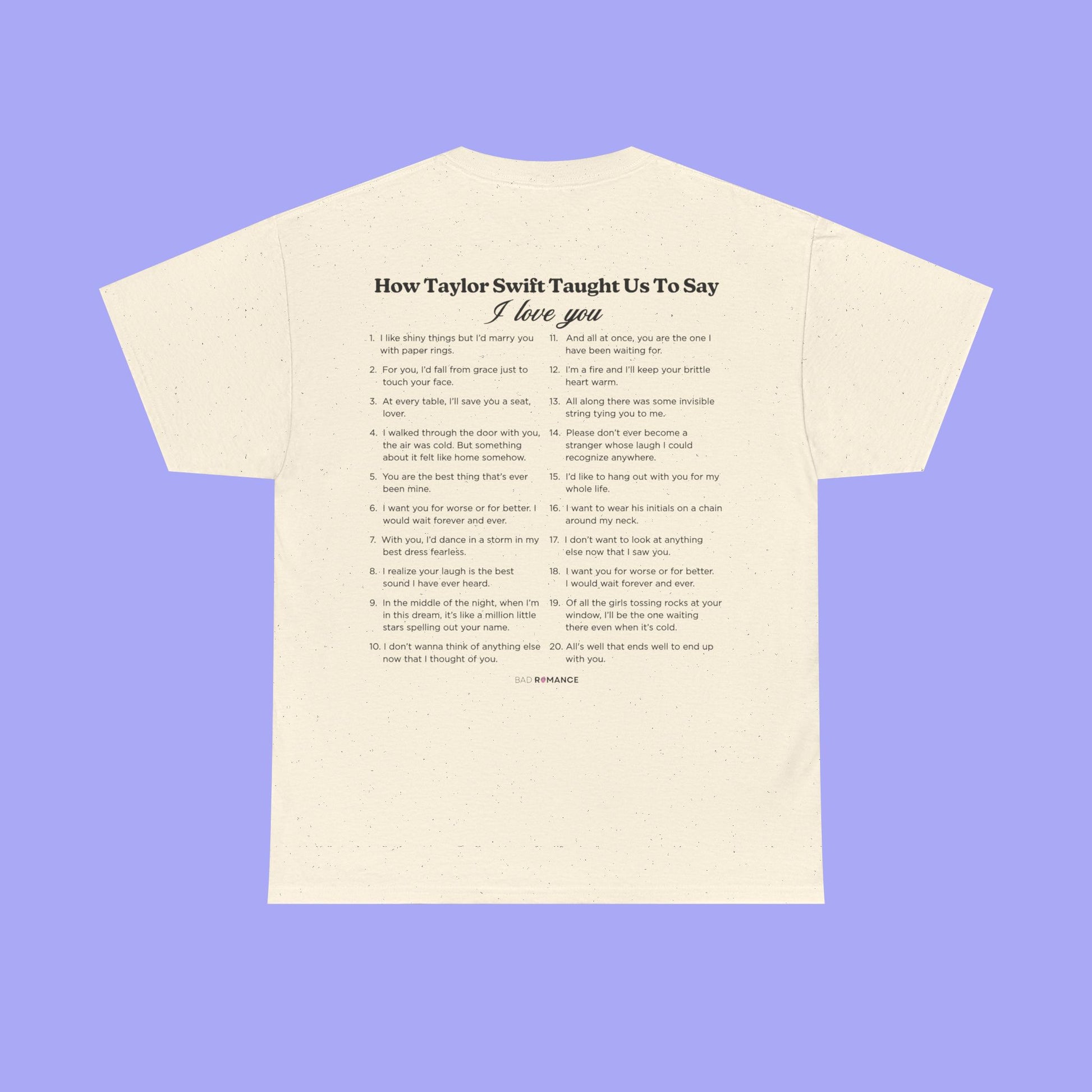 How Taylor Taught Us To Say I Love You