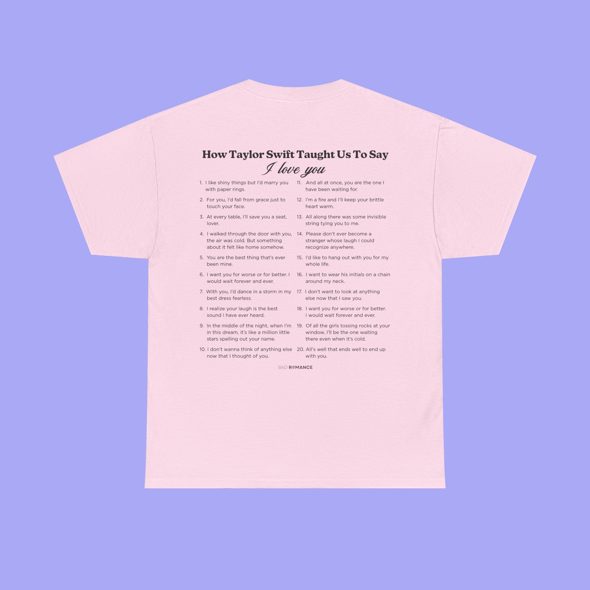 How Taylor Taught Us To Say I Love You