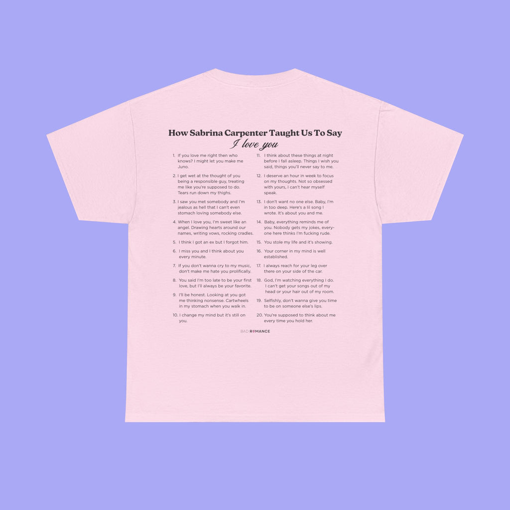 How Sabrina Taught Us To Say I Love You