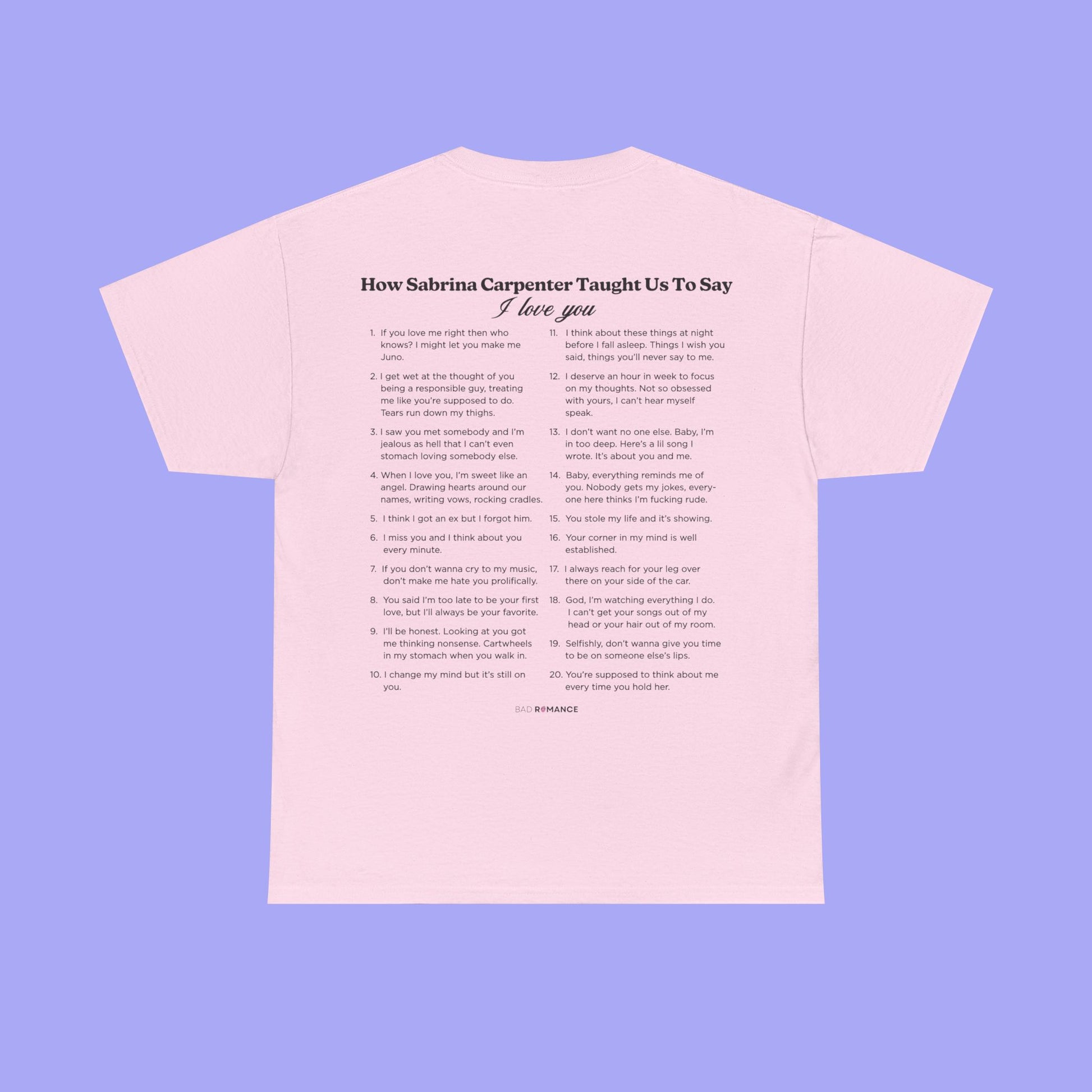 How Sabrina Taught Us To Say I Love You