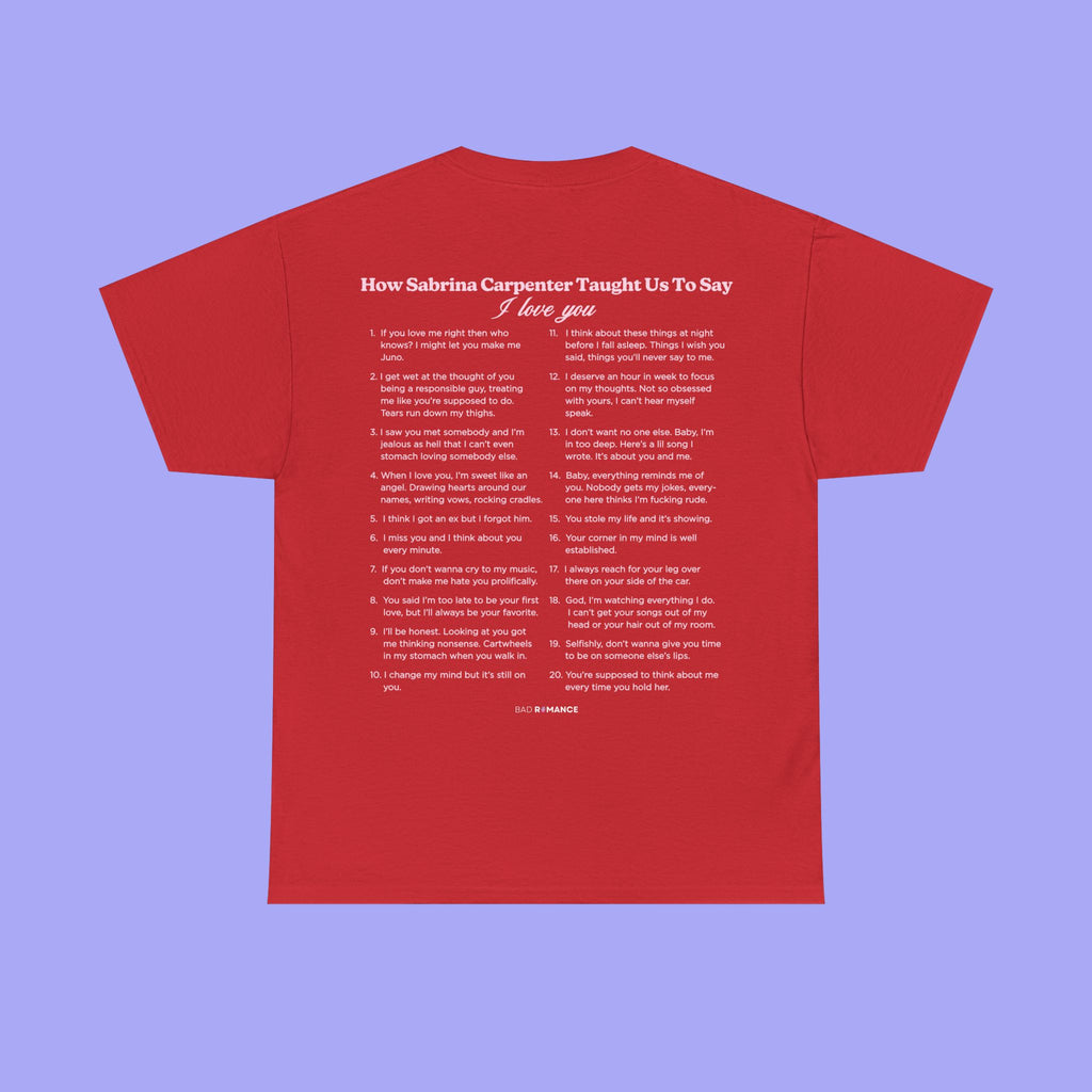 How Sabrina Taught Us To Say I Love You