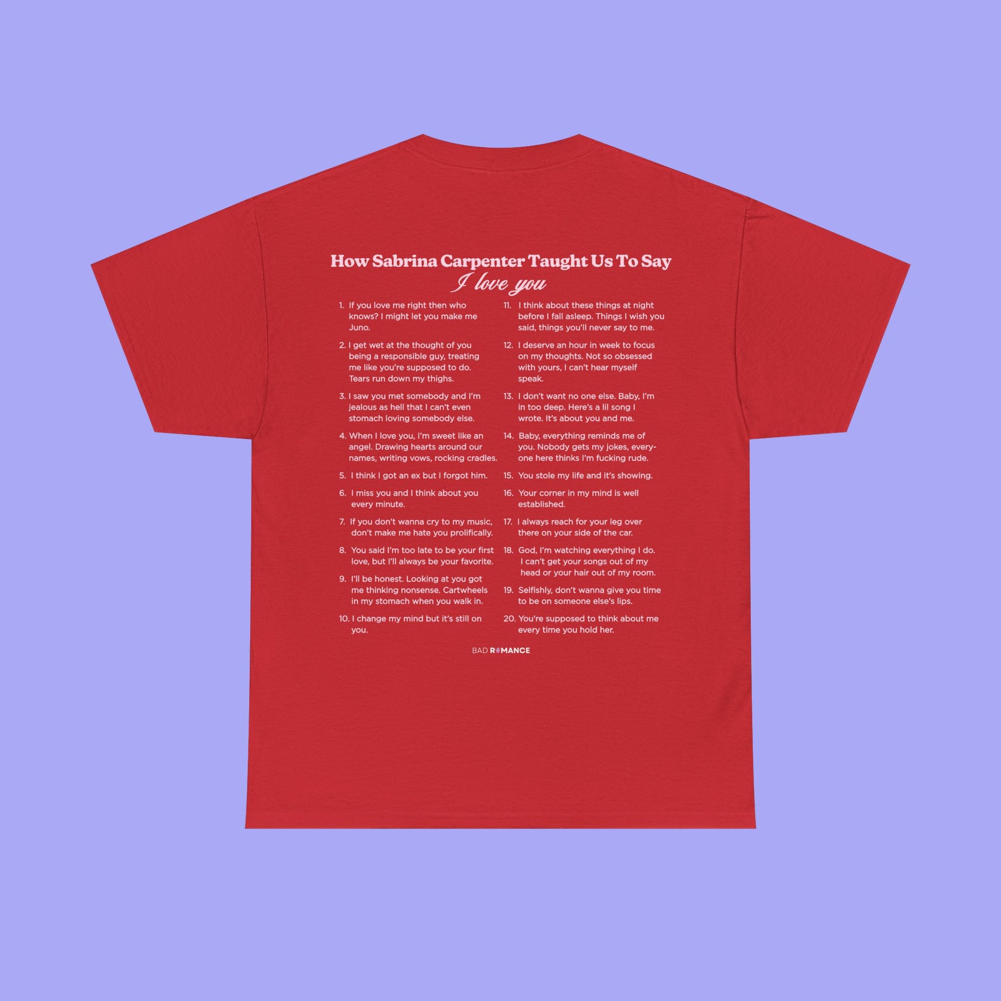 How Sabrina Taught Us To Say I Love You