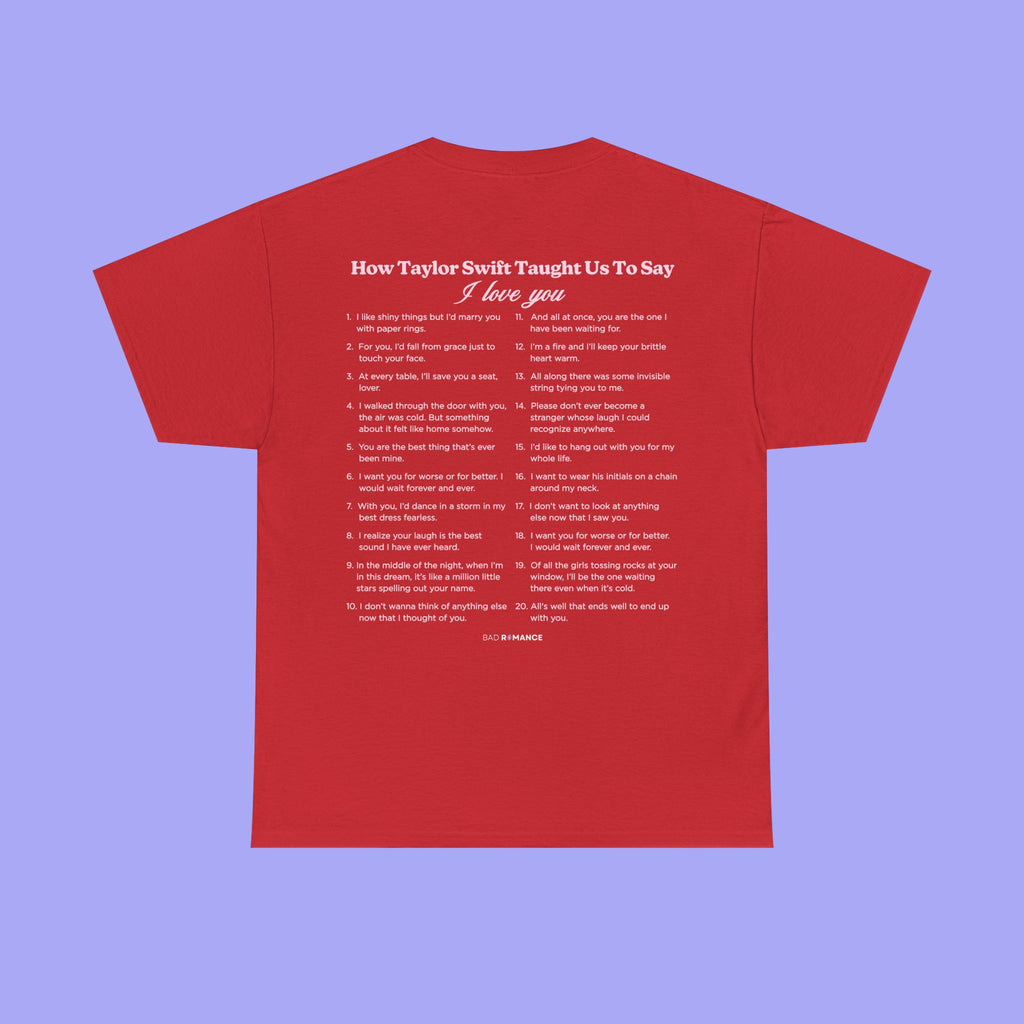 How Taylor Taught Us To Say I Love You