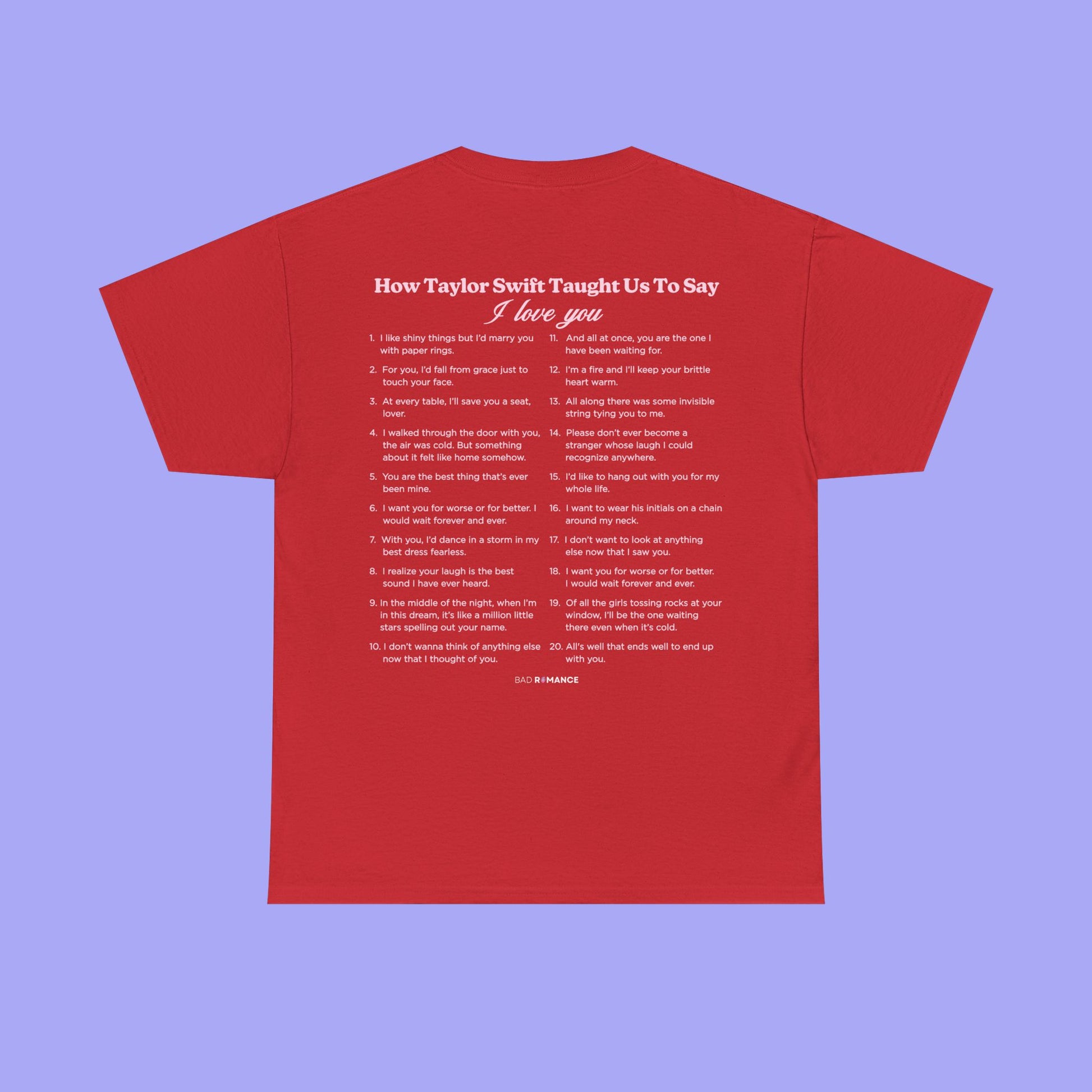 How Taylor Taught Us To Say I Love You